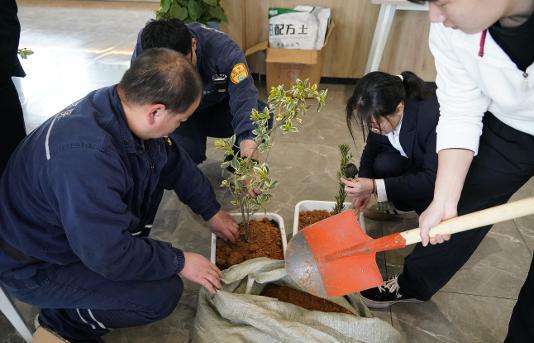 绿动未来，，，环保偕行|佳境环保植树节盆栽莳植活动圆满举行